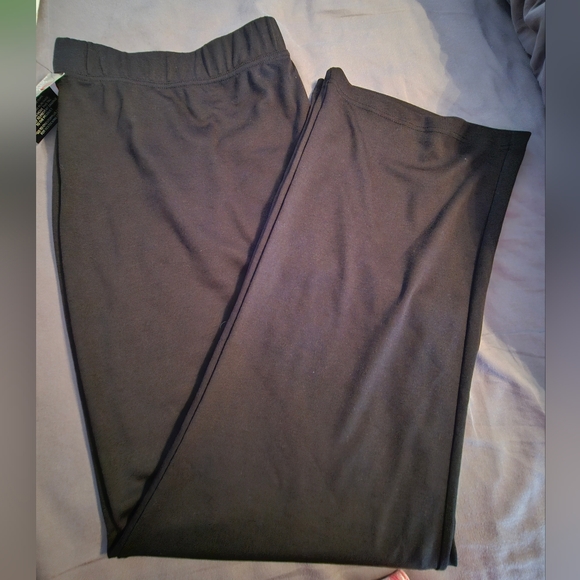 Woman Within Pants - Woman Within Classic Black Apparel